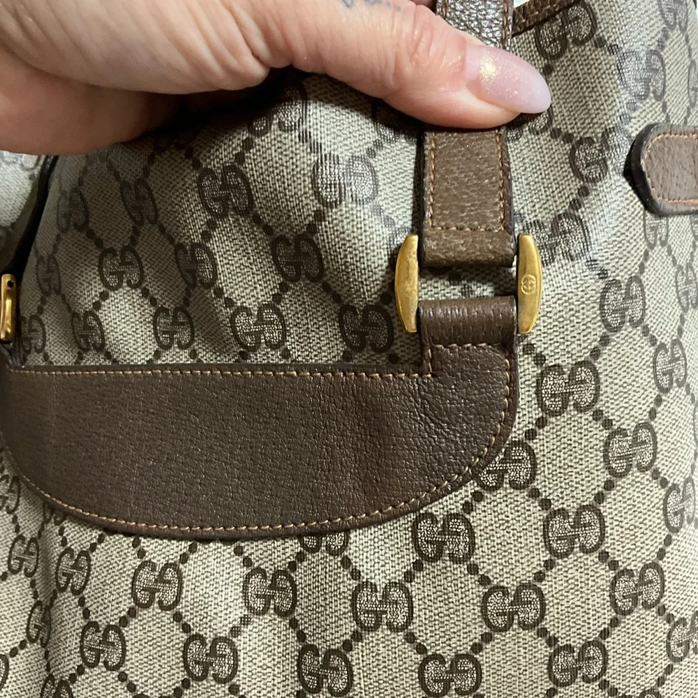 Vintage Gucci Brown Tote Bag